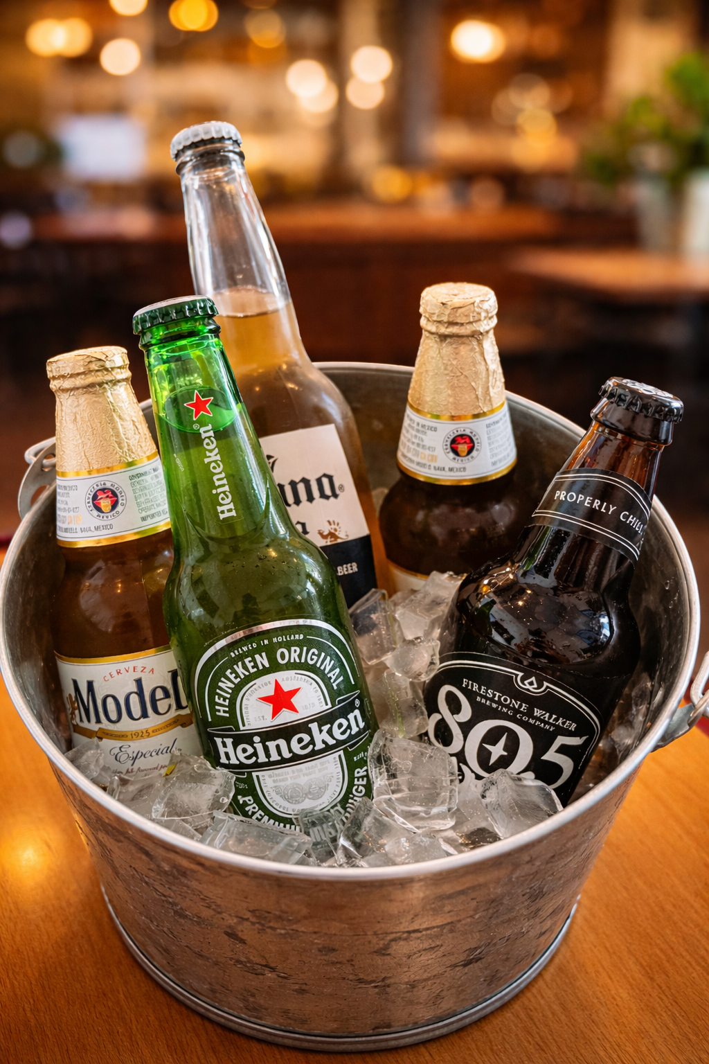 Heated patio seating