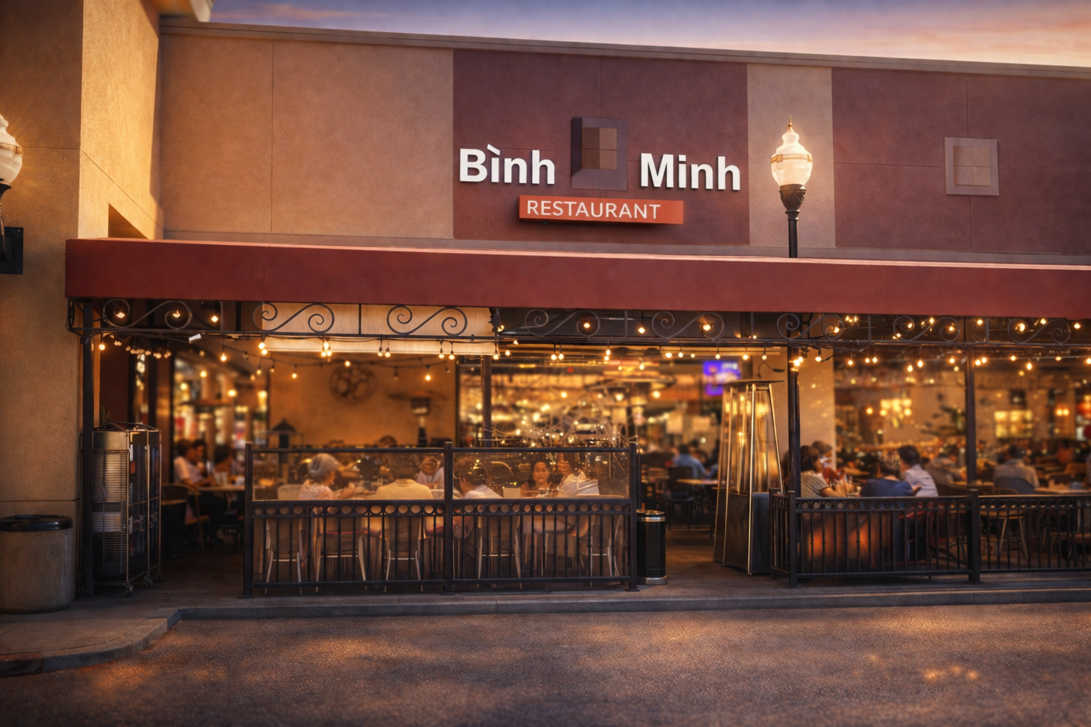 Restaurant storefront