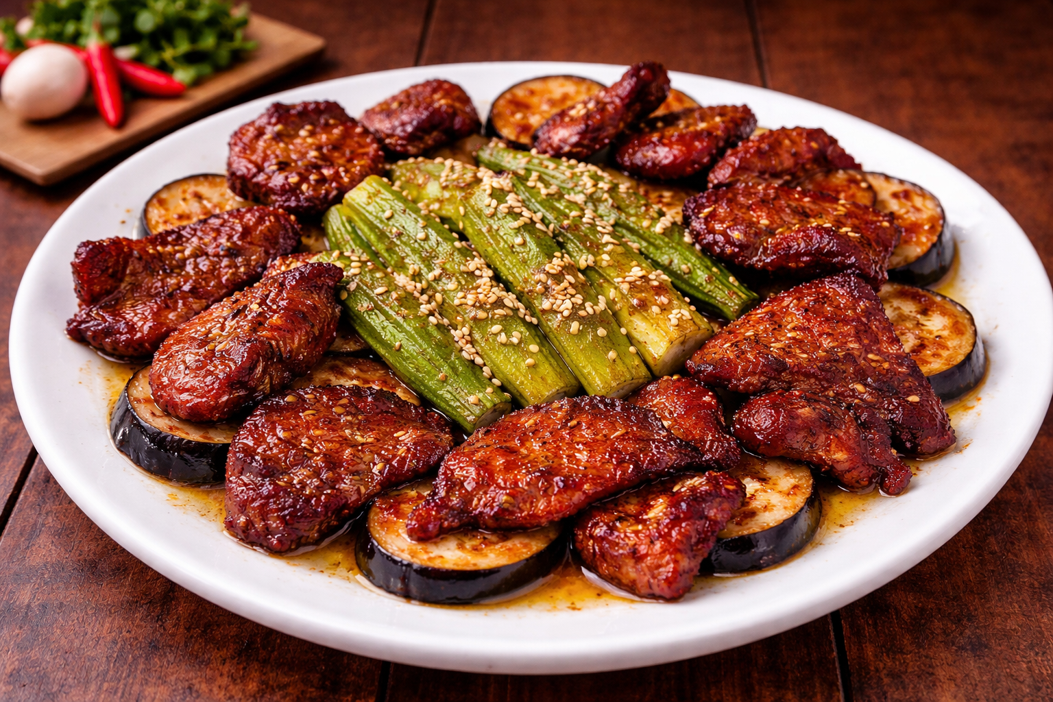 LƯỠI BÒ NƯỚNG NGŨ VỊ